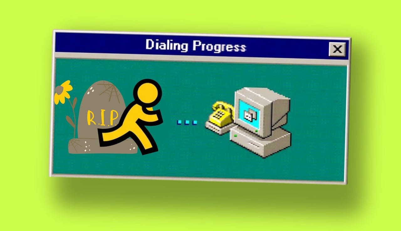 AOL ends dial-up connections