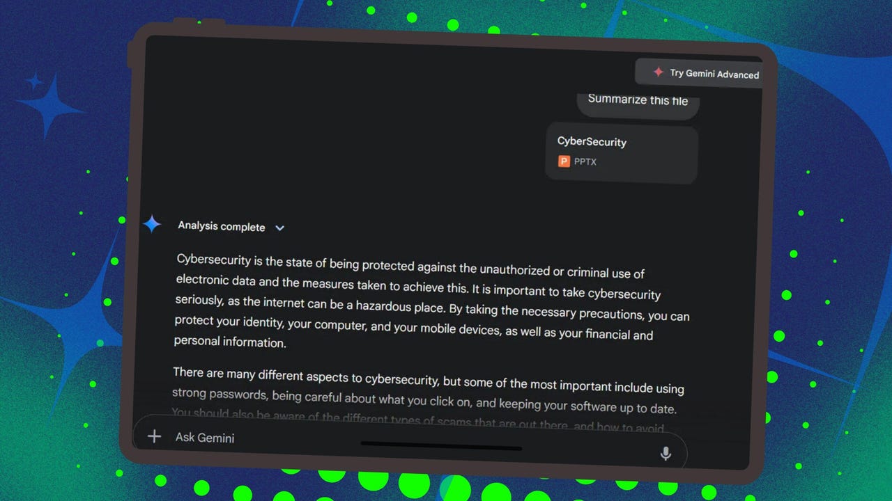 Google Gemini can now analyze your PDFs and other documents for free