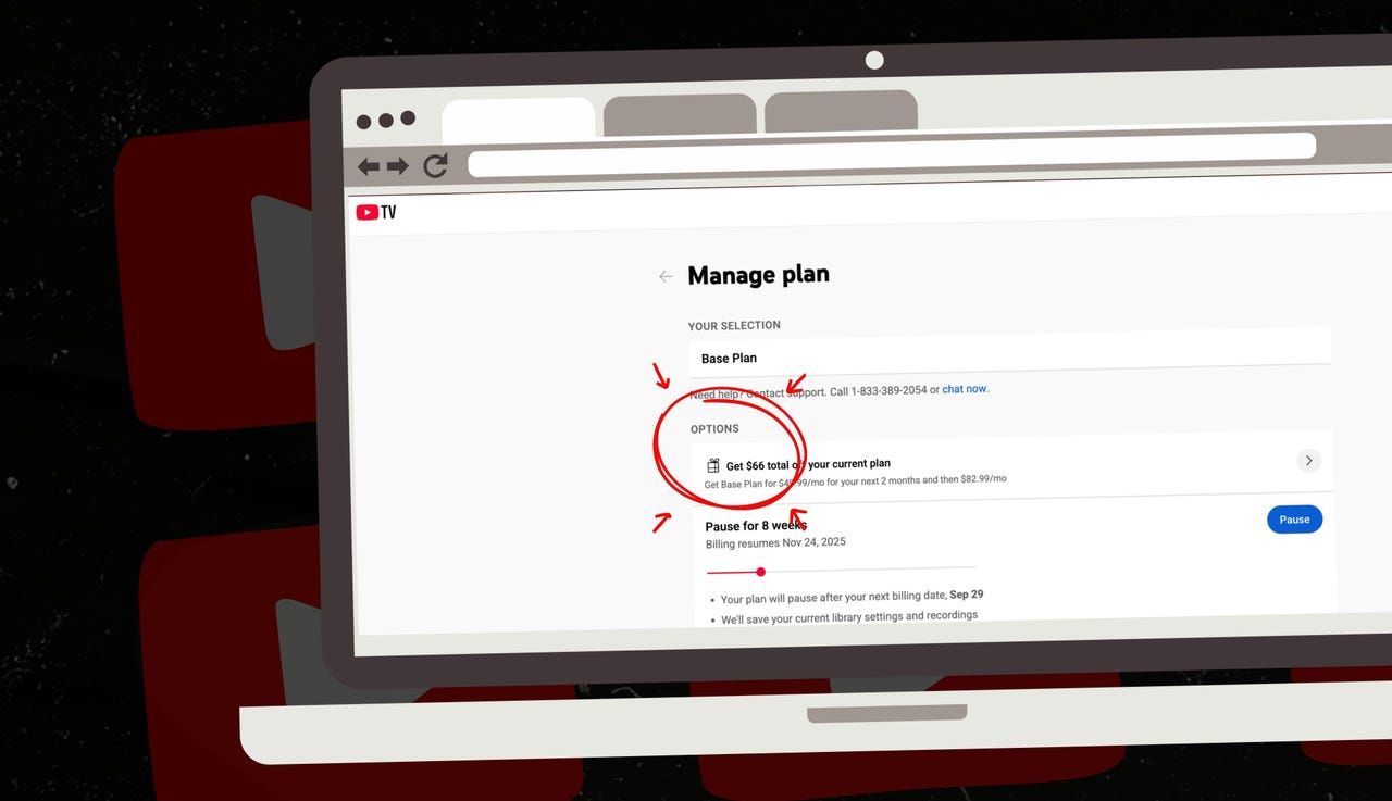 This trick (which worked for me) might save you $66 on your YouTube TV subscription