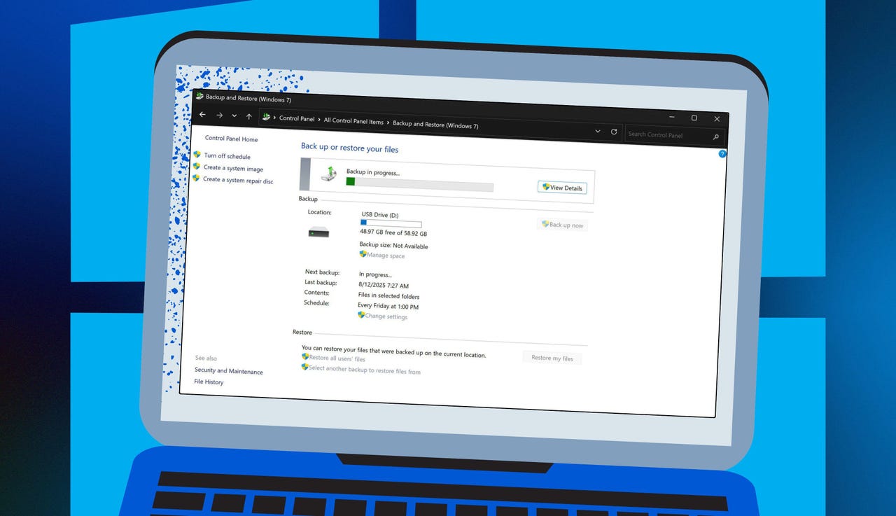 Windows has a secret backup tool – here's how to use it